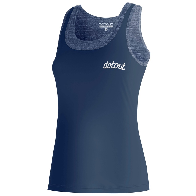 Top donna Dotout Flash - Blu