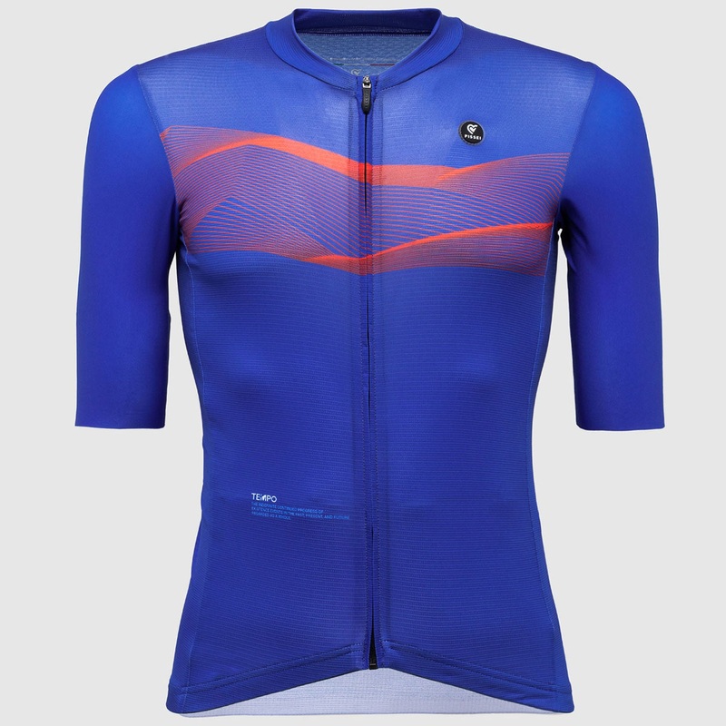 Maglia Pissei Tempo - Blu arancio