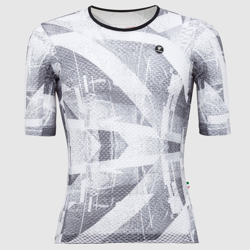 Maglia Pissei Vortice - Bianco grigio