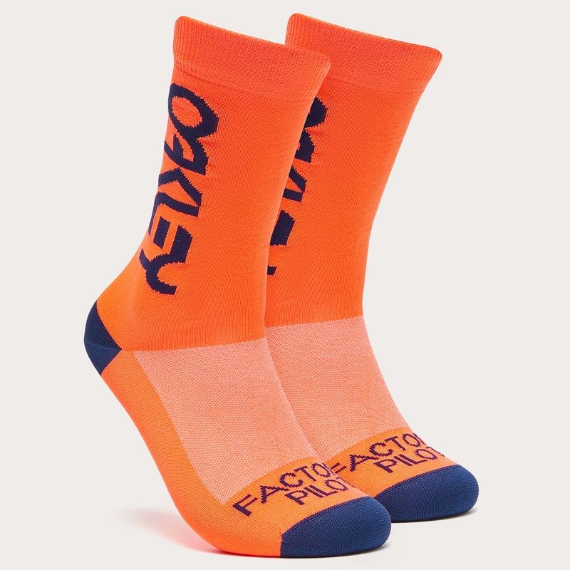 Calze Oakley Factory Pilot Mtb - Arancio