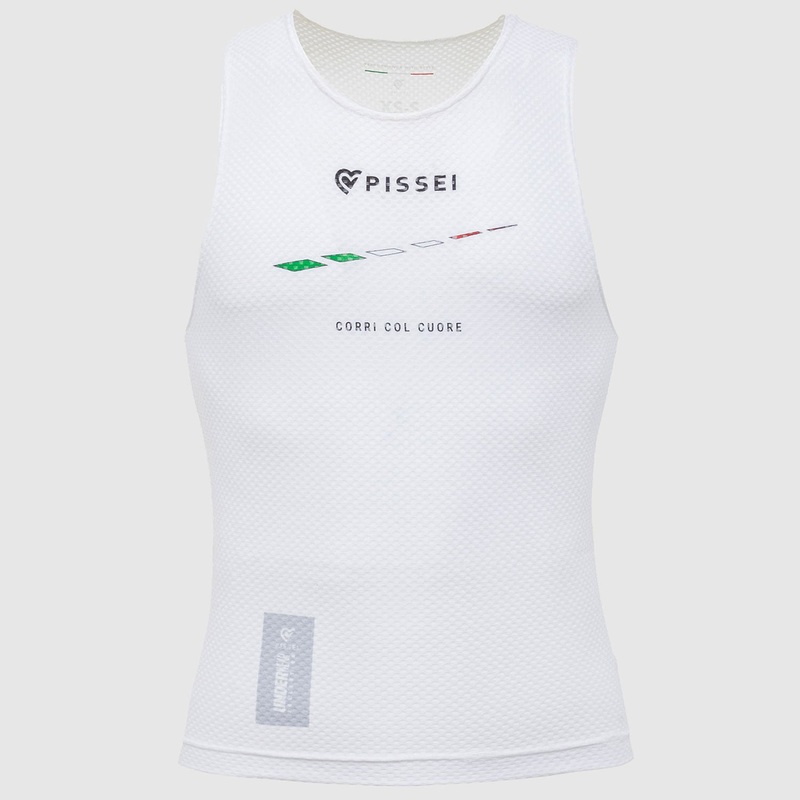 Maglia intima senza maniche Pissei Attaque - Bianco Italia