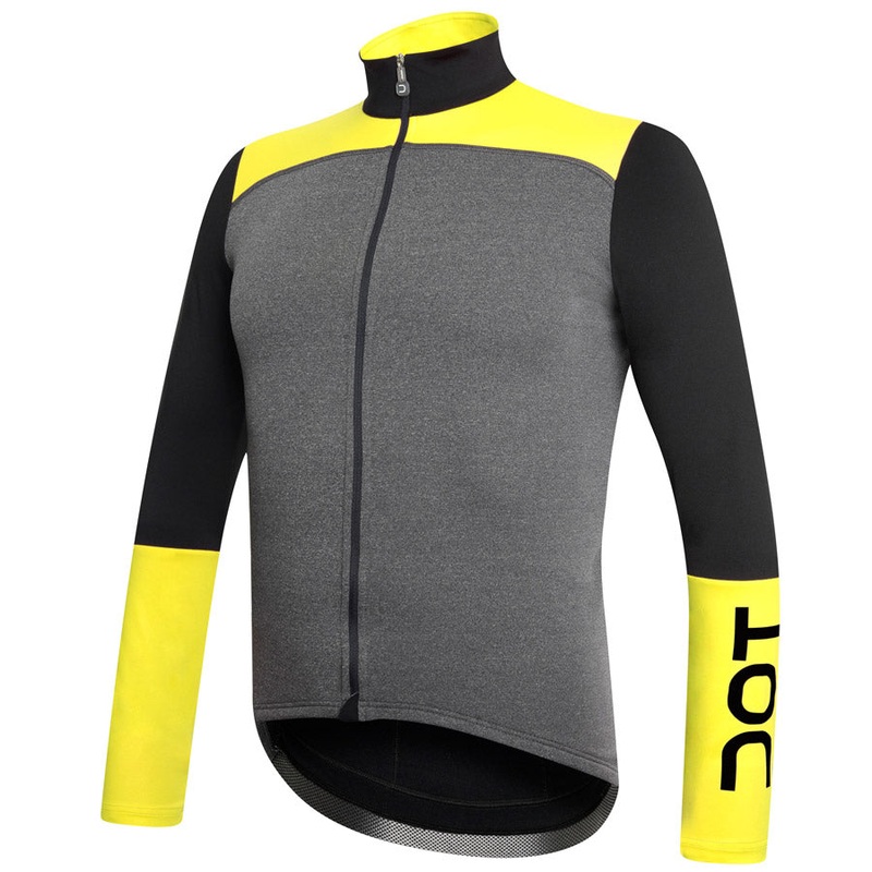 Maglia ML Dotout Futura - Grigio Giallo
