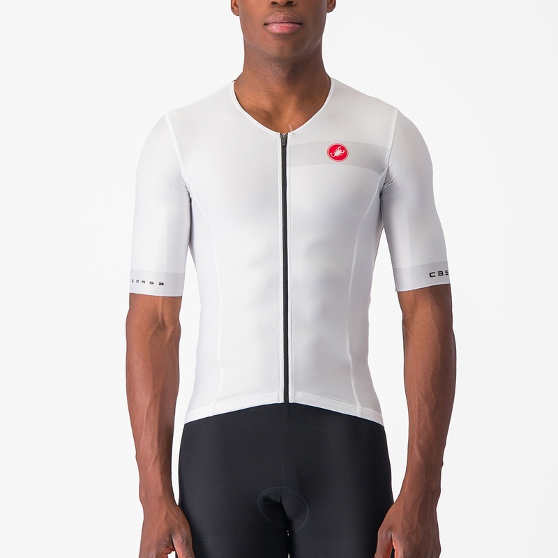 Maglia Castelli Free Speed 2 Race - Bianco nero