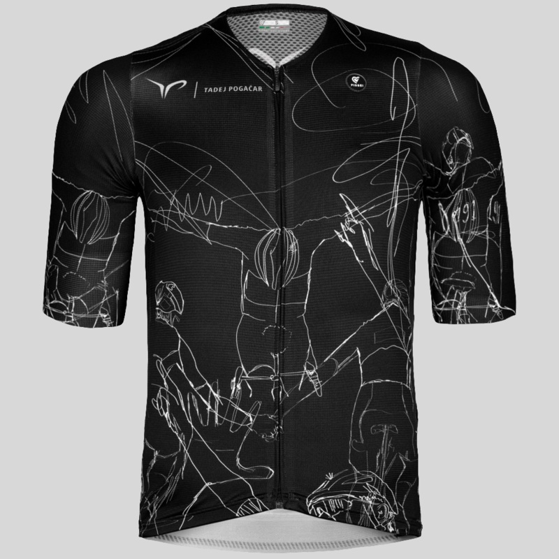 Maglia Pissei Prime Tadej Pogacar Celebrations - Nero