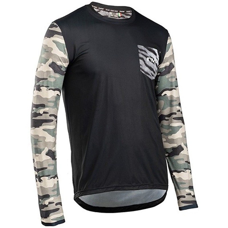 Maglia maniche lunghe Northwave Wild All Mountain - Nero