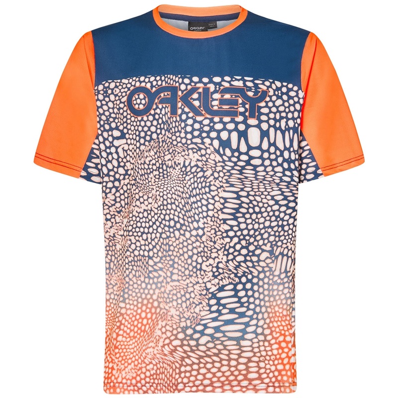 Maglia Oakley Maven Coast - Blu arancio