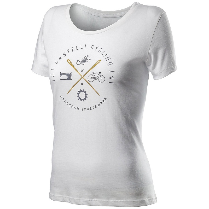 T-Shirt donna Castelli Sarta - Bianco