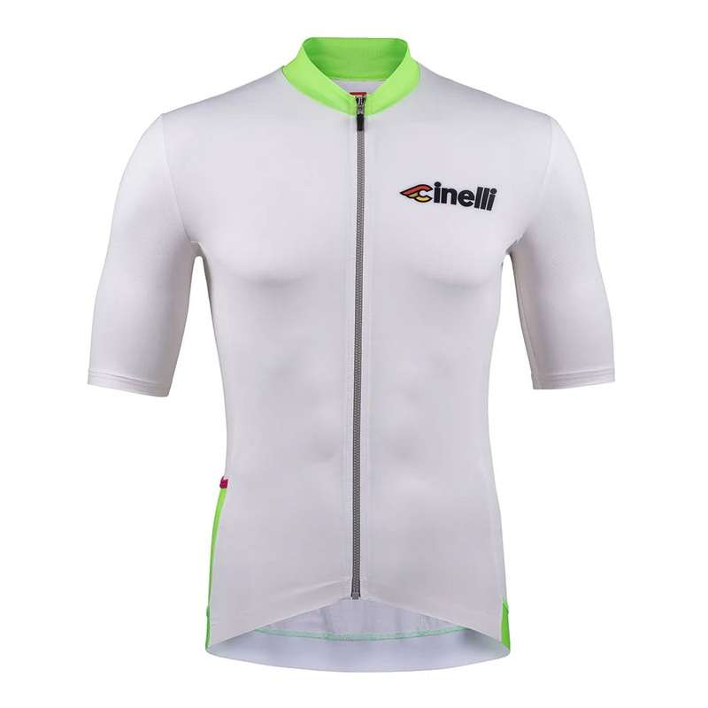 Maglia Cinelli Tempo - Bianco verde