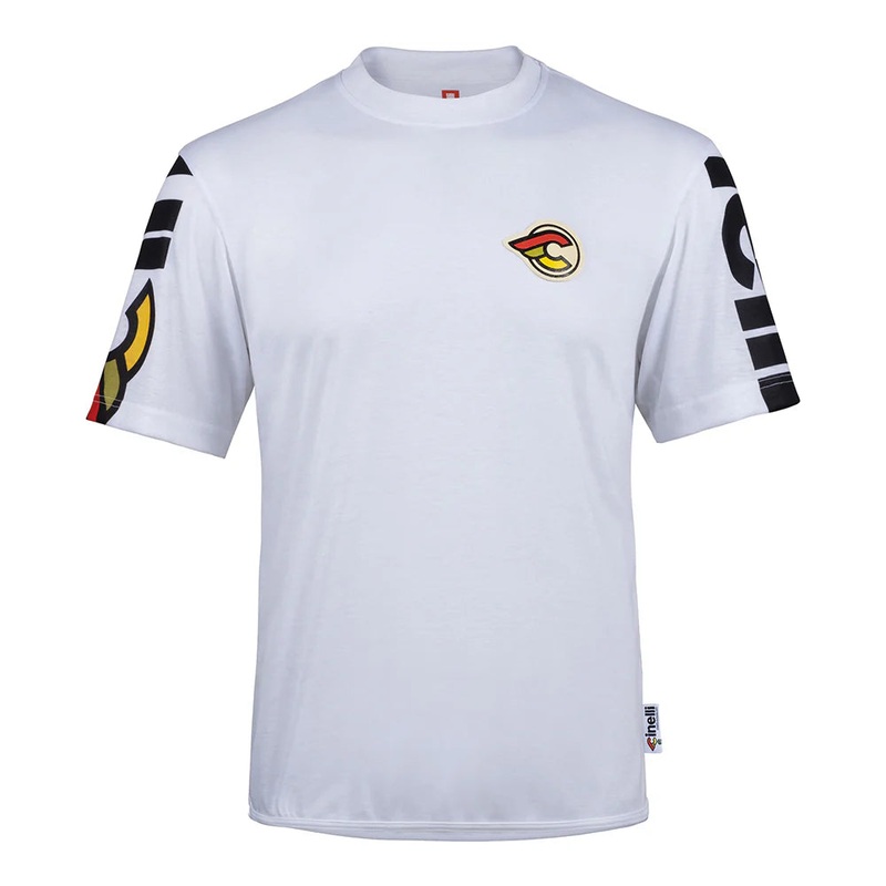 T-Shirt Cinelli Gravel - Bianco