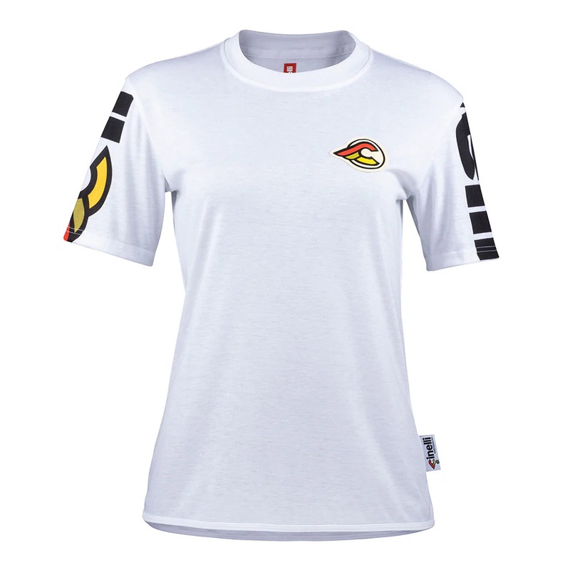 T-Shirt donna Cinelli Gravel - Bianco