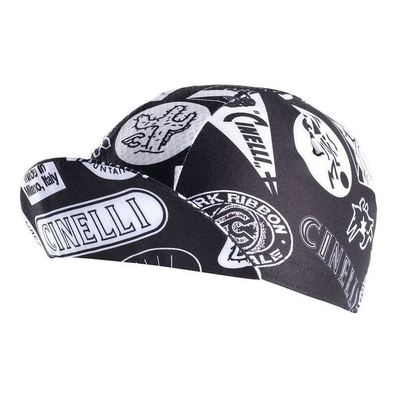 Cappellino Cinelli Supercorsa - Nero bianco