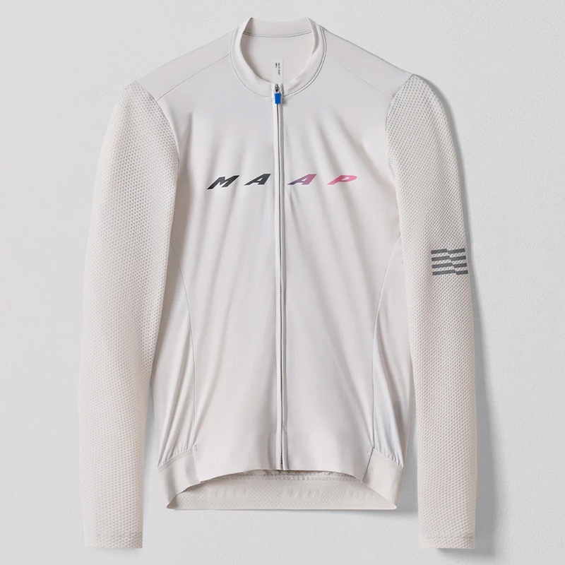 Maglia maniche lunghe Maap Blurred Evade Pro Base - Bianco