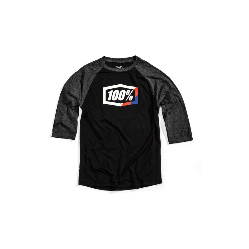 100% Stripes 3/4 Tech tee