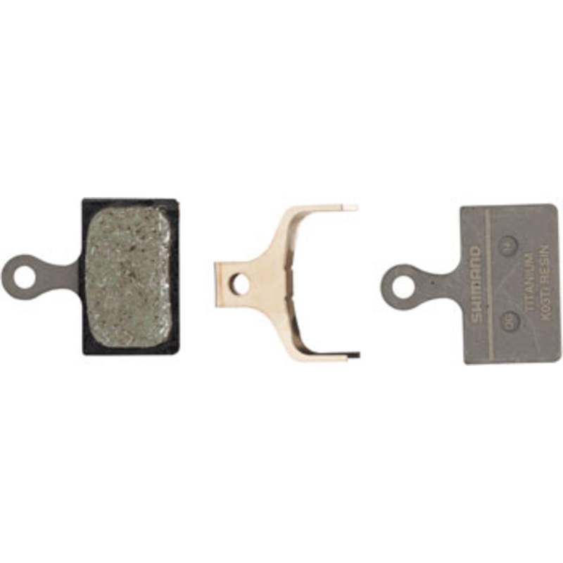 Shimano BP-K05Ti-RX Disc Brake Pads and Springs - Resin Compound, Titanium Back Plate, One Pair