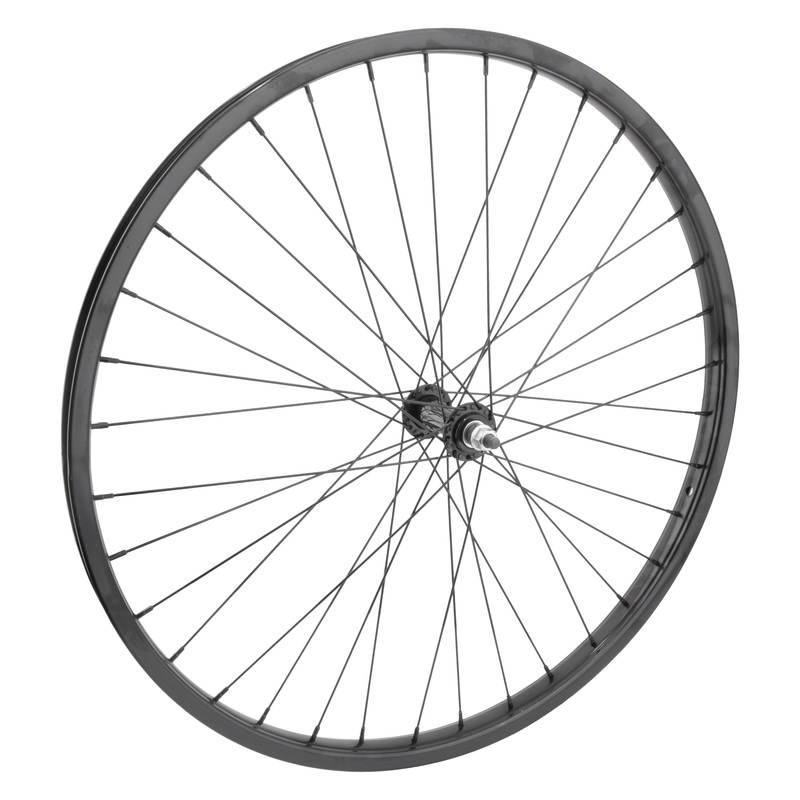 Wheel Master 26" Steel Cruiser/Comfort 26x1.75 559x25 STL BK 36 STL BO 3/8 BK 14g BK