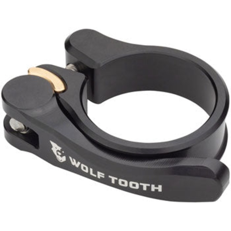 Wolf Tooth Components Quick Release Seatpost Clamp - 34.9mm, Black