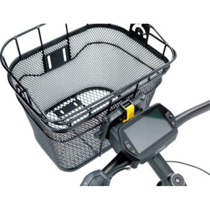 Topeak Front Basket with Fixer 3 Handlebar Bracket: Black