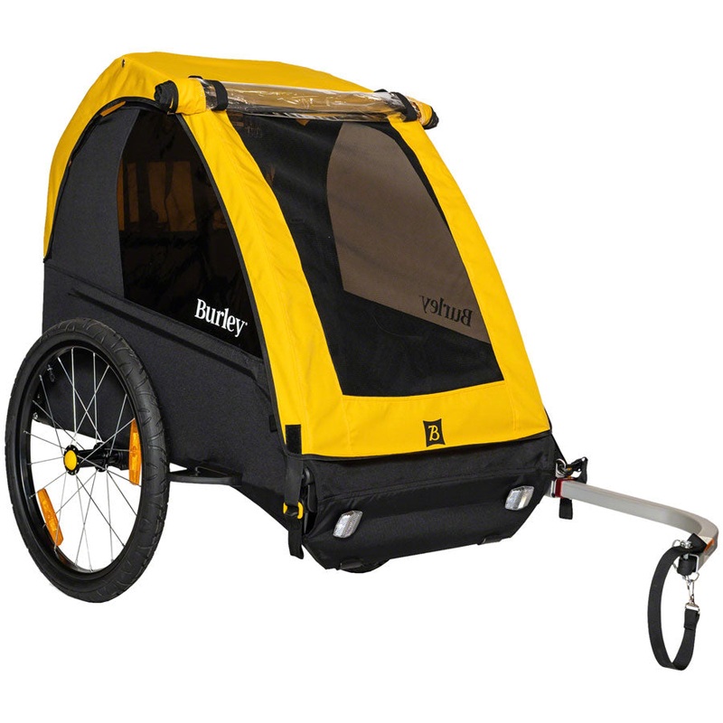 Burley Bee Child Trailer - Double, Yellow