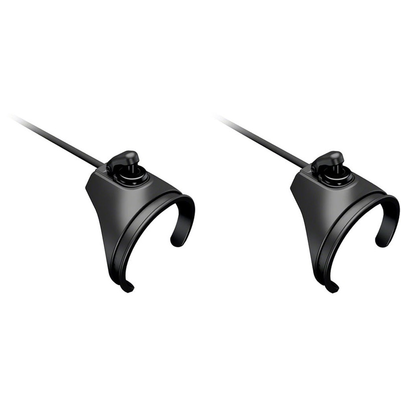Shimano Dura-Ace SW-RS801-T Satellite Shifter Tops - Pair, 260mm Cable, Black