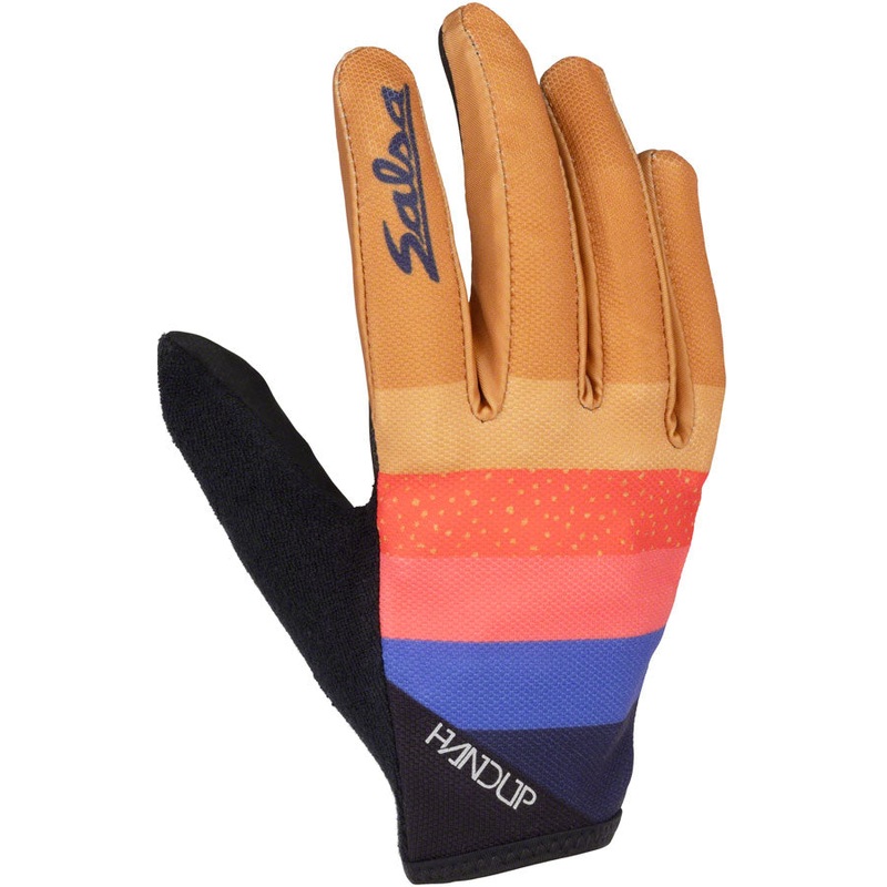 Salsa Team Polytone Handup Gloves - Goldenrod Black w/ Stripes Small