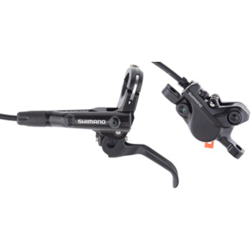 Shimano BR-MT500 Disc Brake and BL-MT501 Lever - Front Hydraulic 2-Piston Post Mount Black