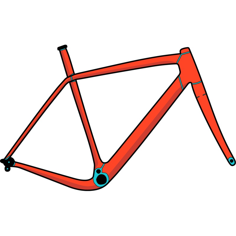 RideWrap Tailored Protection  Gravel & Road Frame Kit